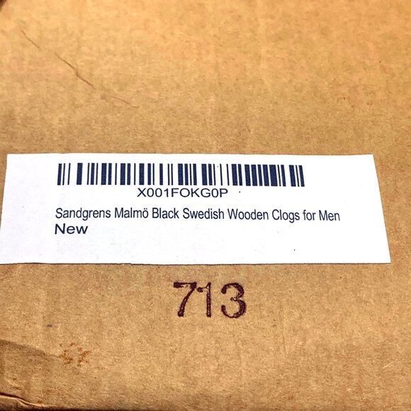 Sandgrens Malmö Leather Classic Sweden Wooden‎ Clogs/Mules - Picture 7 of 13